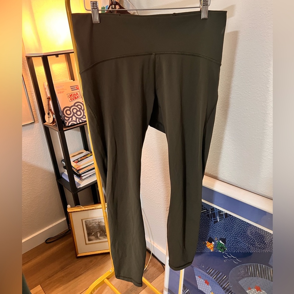 Lululemon Dark Green Yoga Pants
